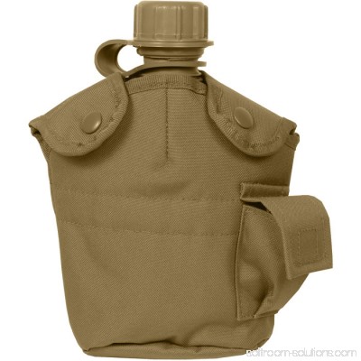 Coyote Brown - Military GI Style 1 Quart Canteen Cover